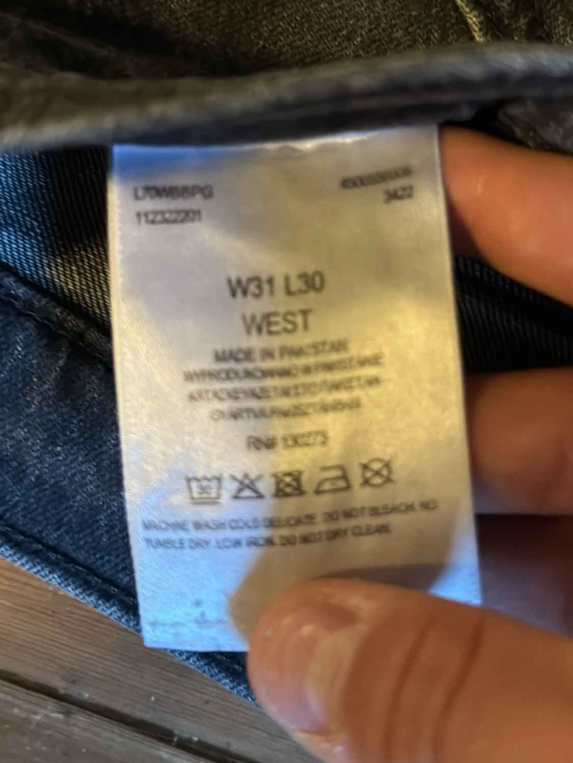 Lee raka grå/svarta jeans - 2