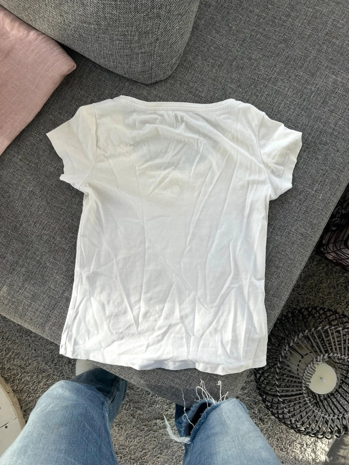 Vit basic t-shirt  - 3
