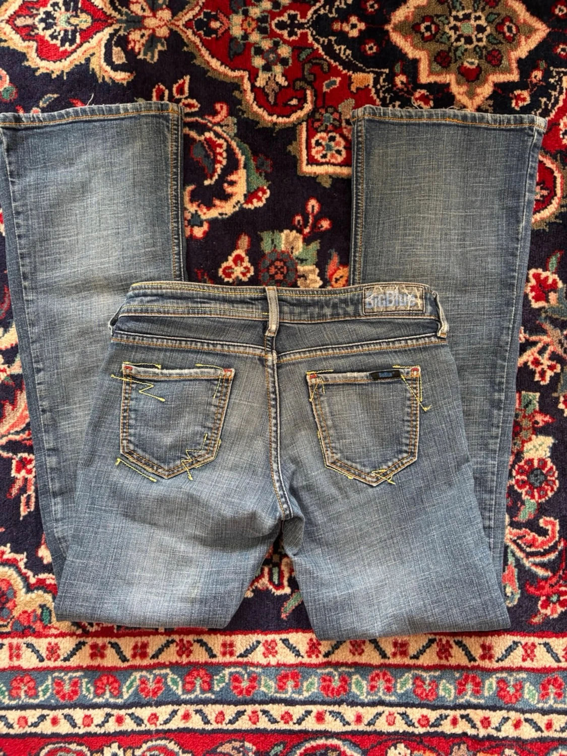 Super lågmidjade bootcut jeans - 2