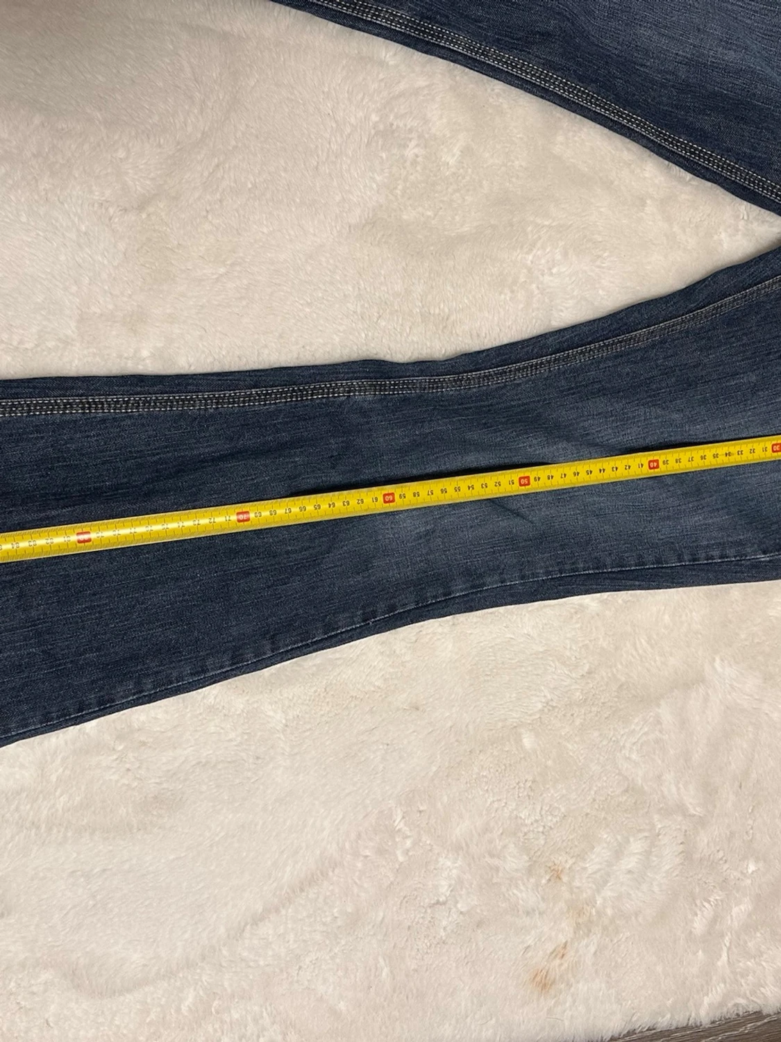 Mörkblå bootcut low waist jeans True2U - 6