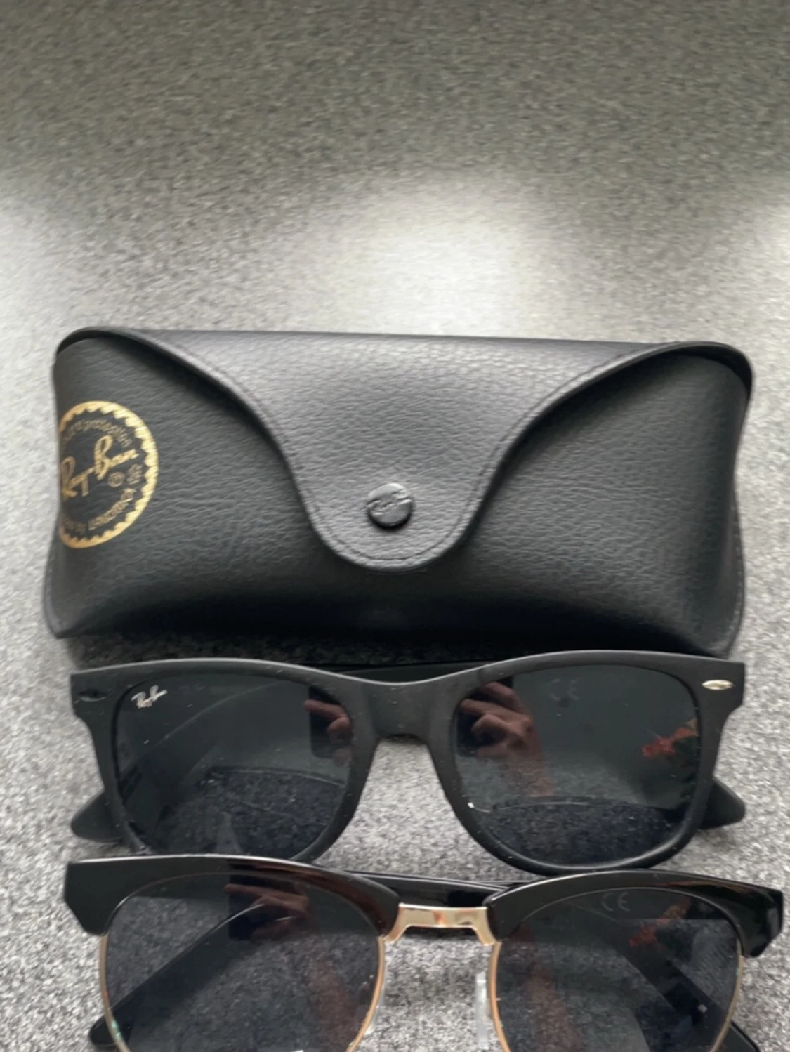 Svarta Ray-Ban solglasögon Wayfarer - 1