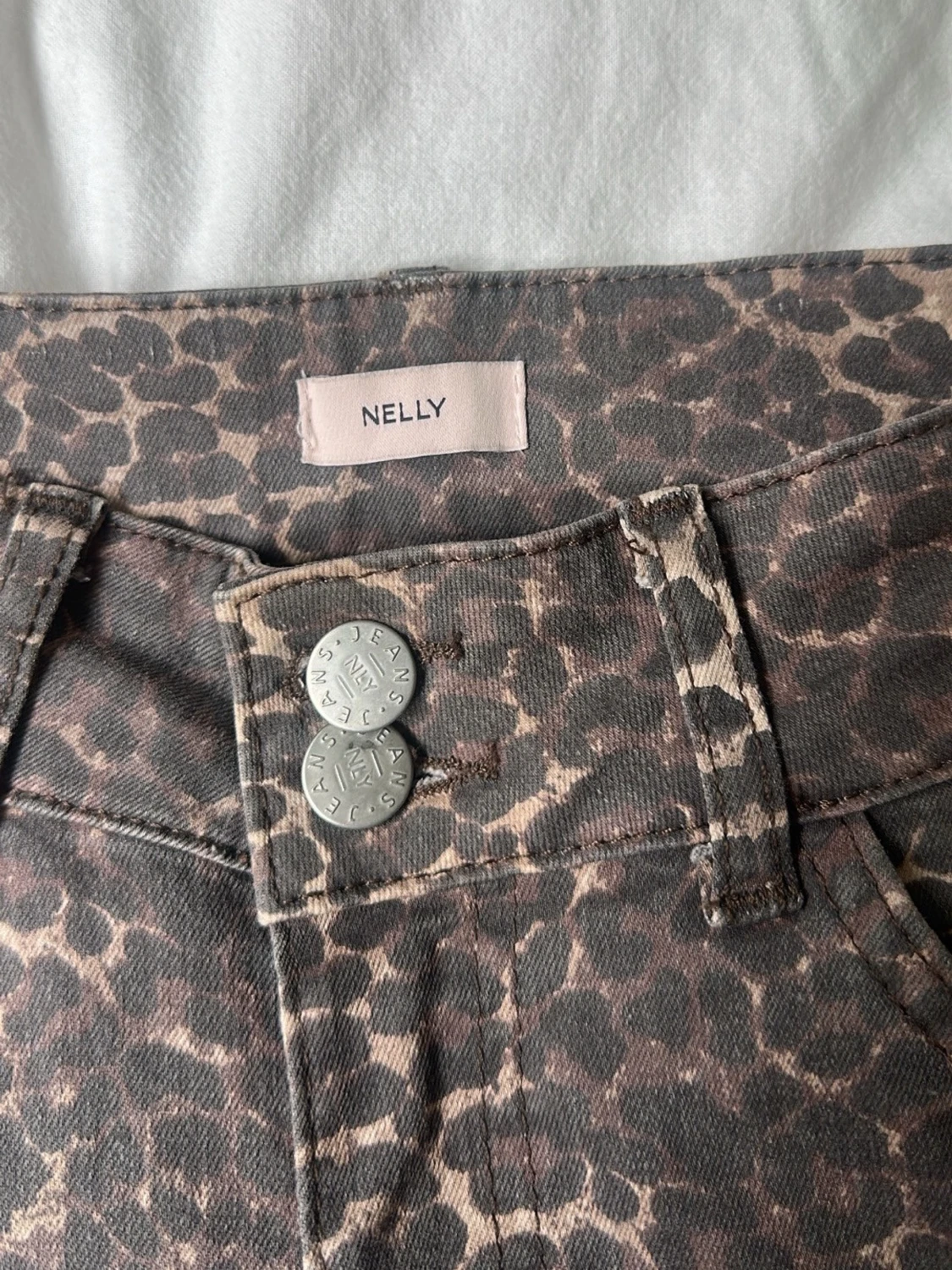 NELLY Leopard bootcut jeans - 3