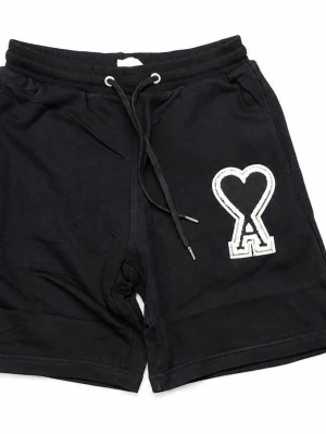 Ami paris shorts - Svarta ami paris shorts