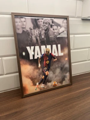 Yamal barcelona poster - 40x30cm, ram ingår ej