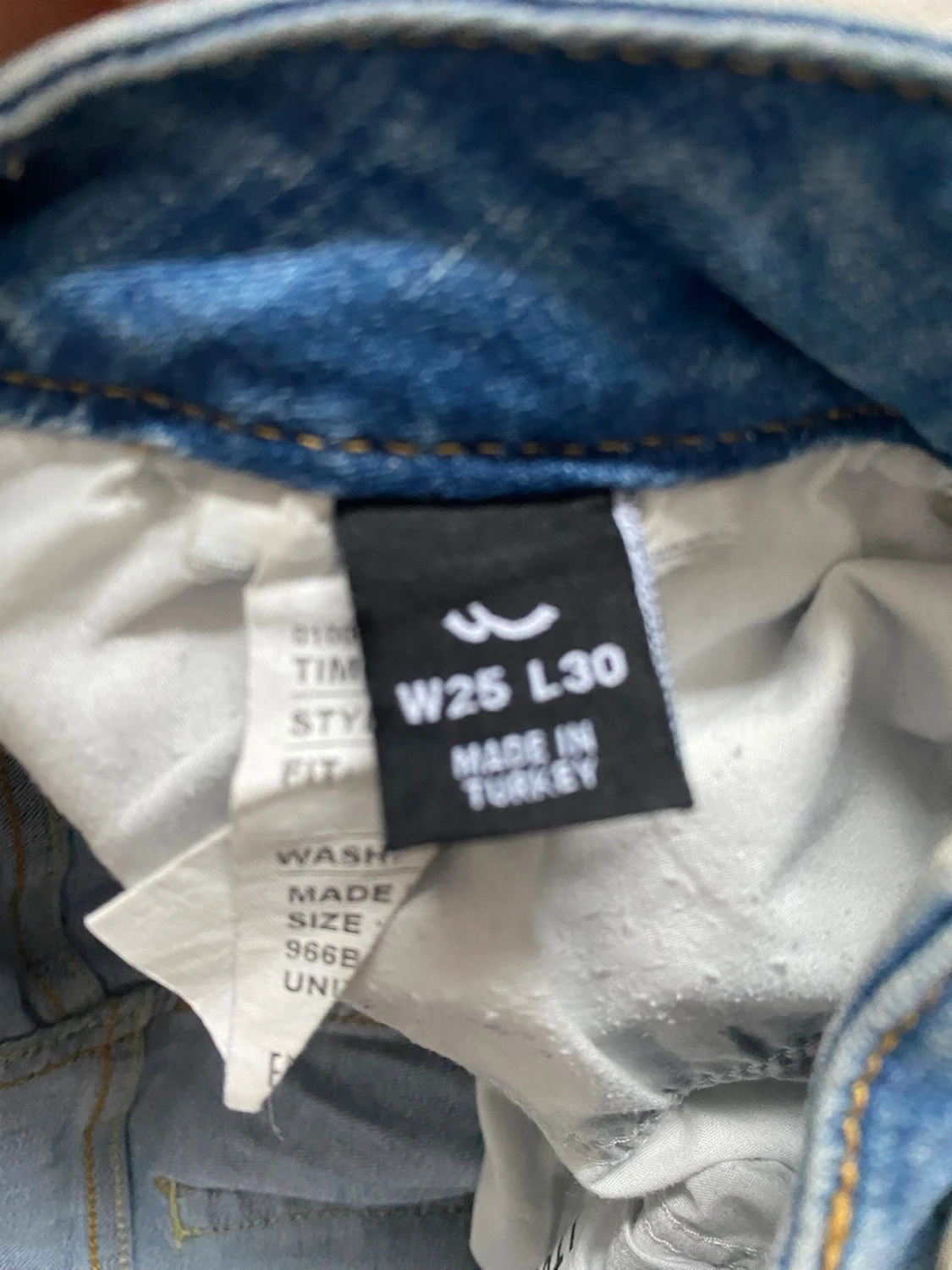 Ljusblå bootcut jeans - 2