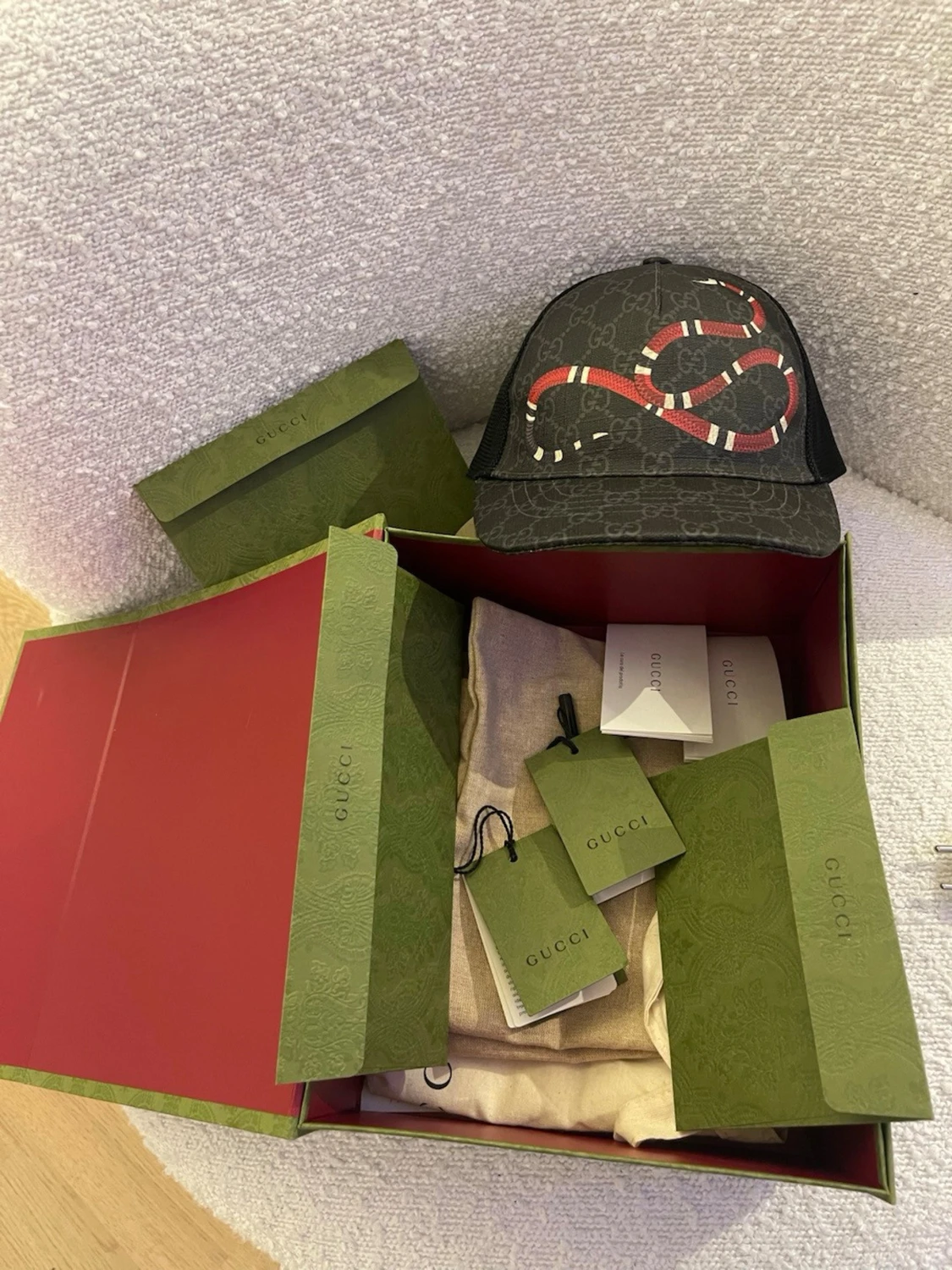 Gucci Keps Herr S ÄKTA - 5