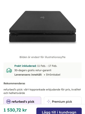 Sony PlayStation 4 Slim spelkonsol - 1 kontroll med massa repor som är gjorda med mening för att ha bättre grepp, funkar felfritt. FIFA 23 skickas med