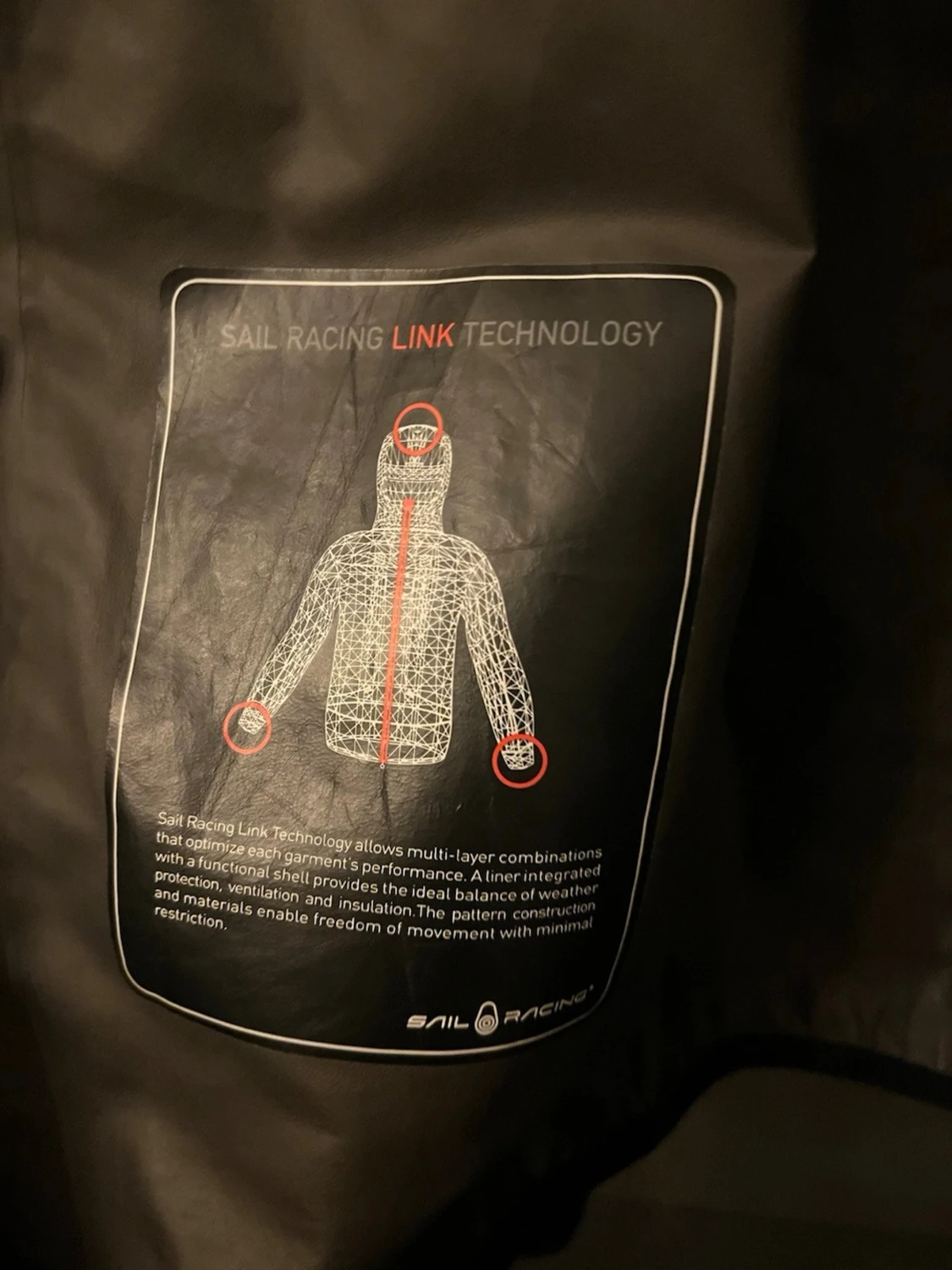 Mörkblå vindjacka Sail Racing - 4