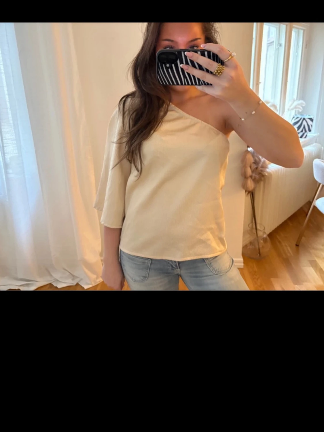 One shoulder topp - 1