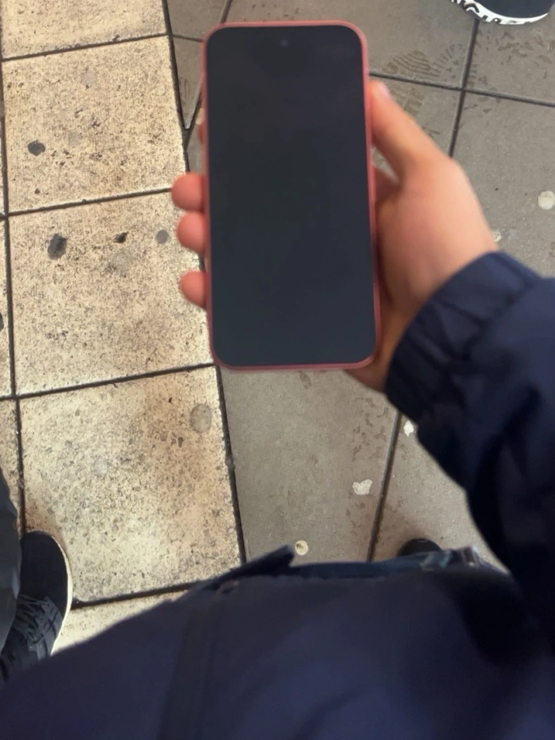 Google Pixel rosa mobiltelefon - 1