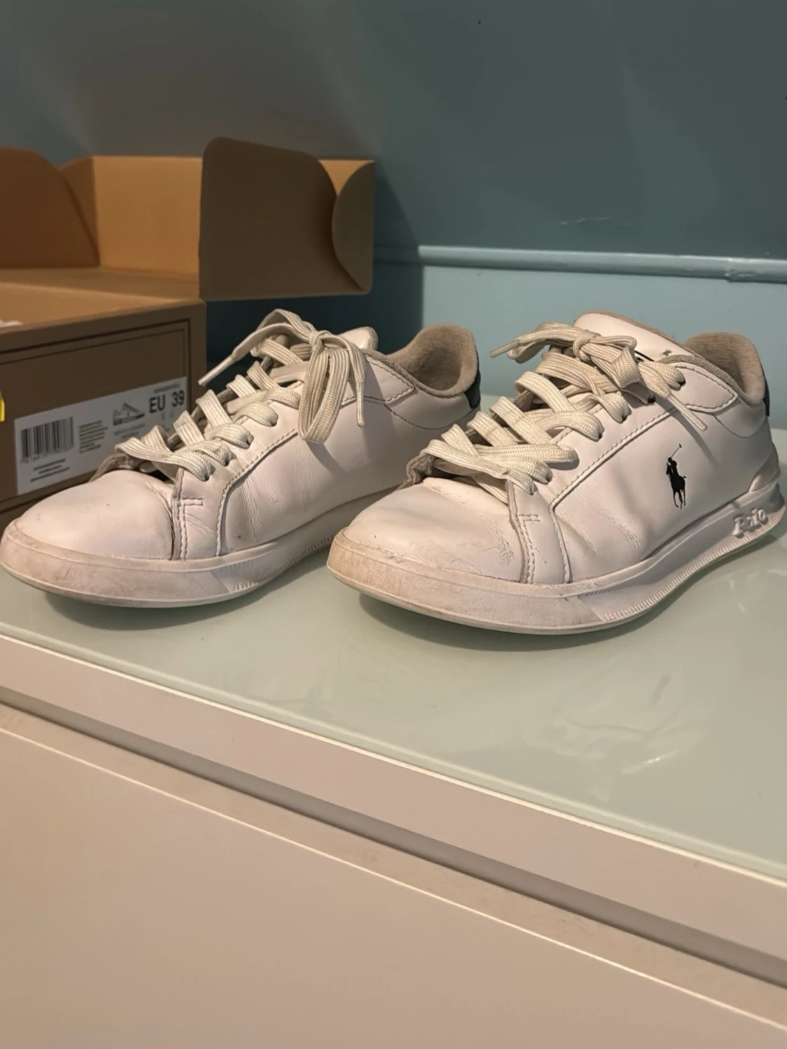 Vita låga sneakers från Polo Ralph Lauren - 1