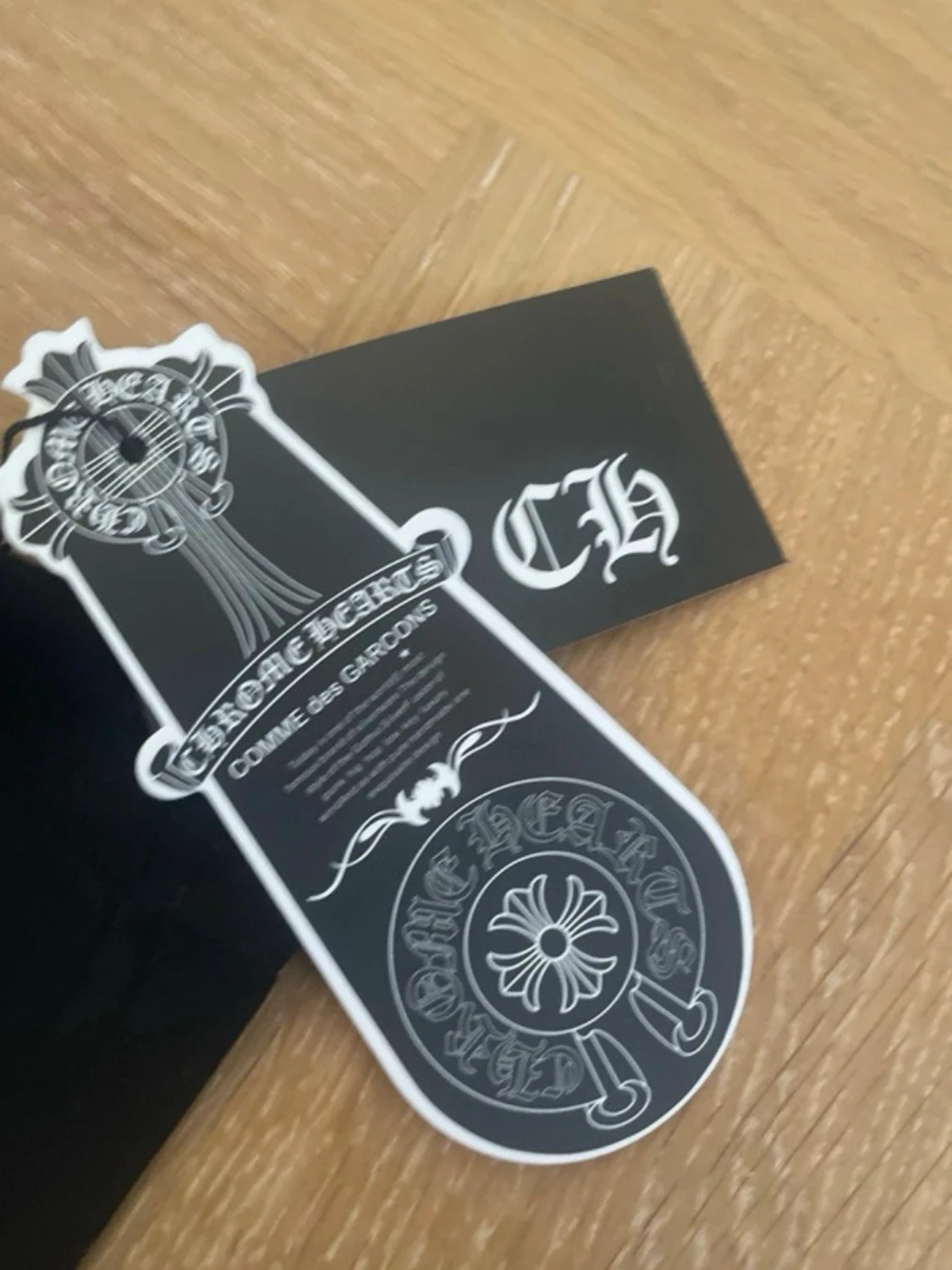 Svart Chrome Hearts x Comme des Garçons t-shirt - 1