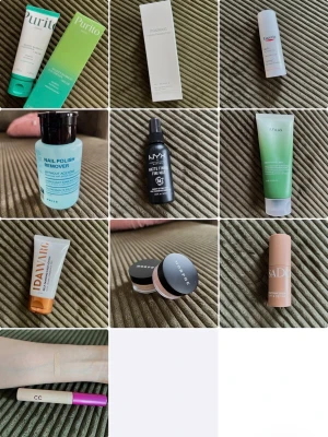 Smink, hudvård och annat  - Diverse produkter jag endast testat men inte fått användning för. För mer info se min profil med annonserna för varje produkt🩷