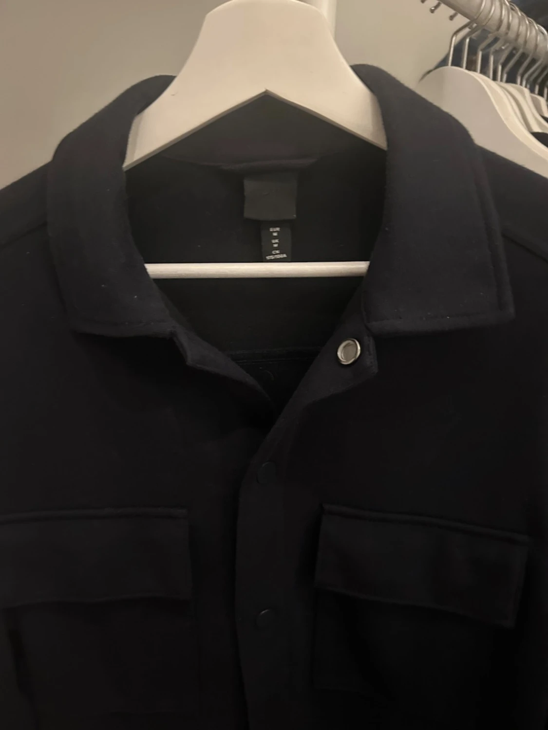 Mörkblå overshirt  - 1