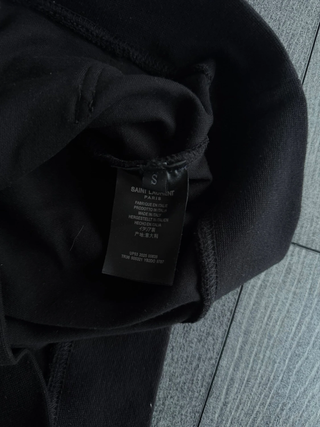 Svart Saint Laurent hoodie - 3