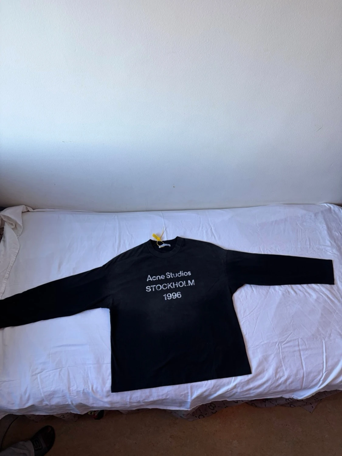 Svart långärmad topp Acne Studios