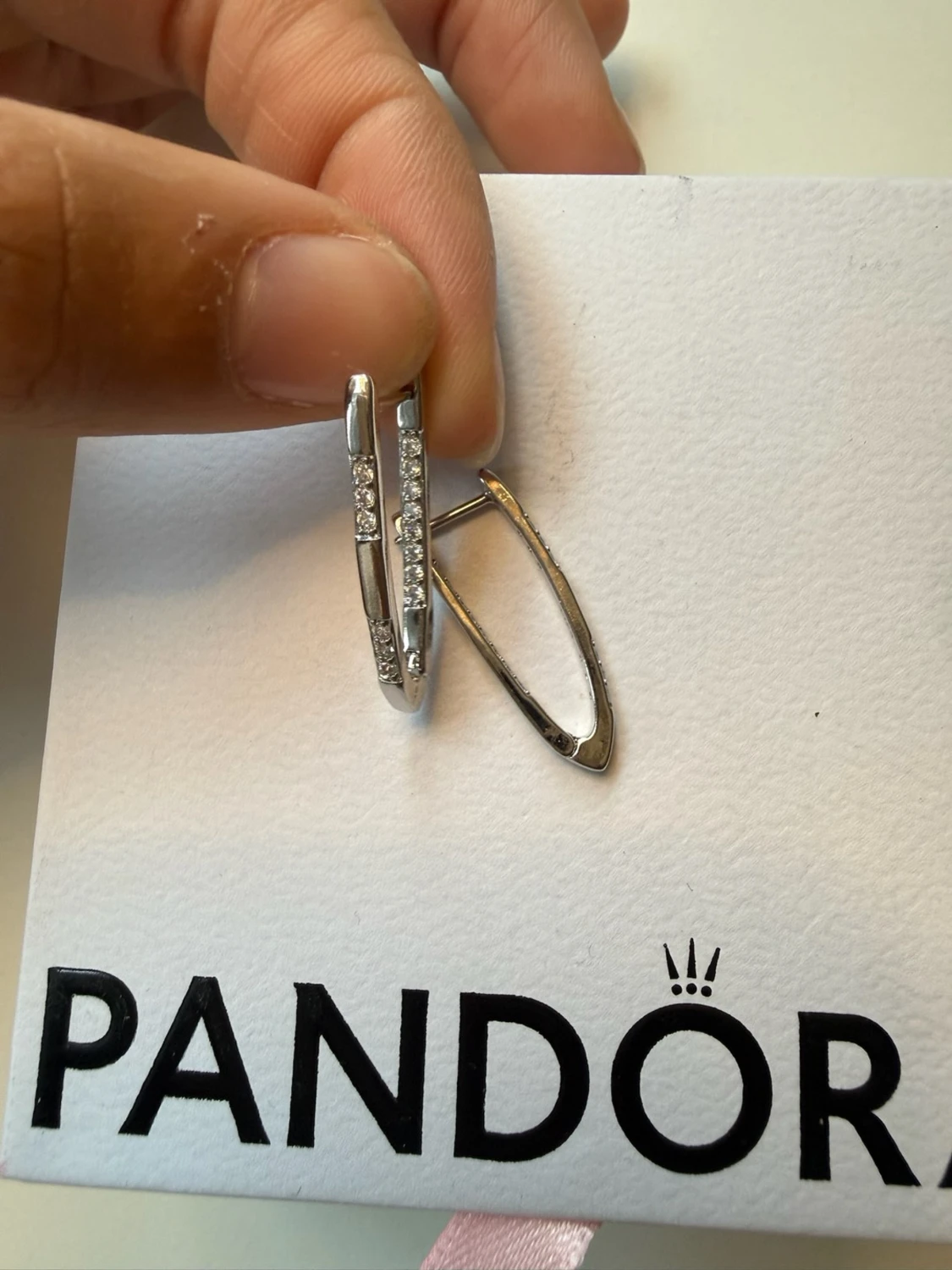 Silvriga örhängen  - 2