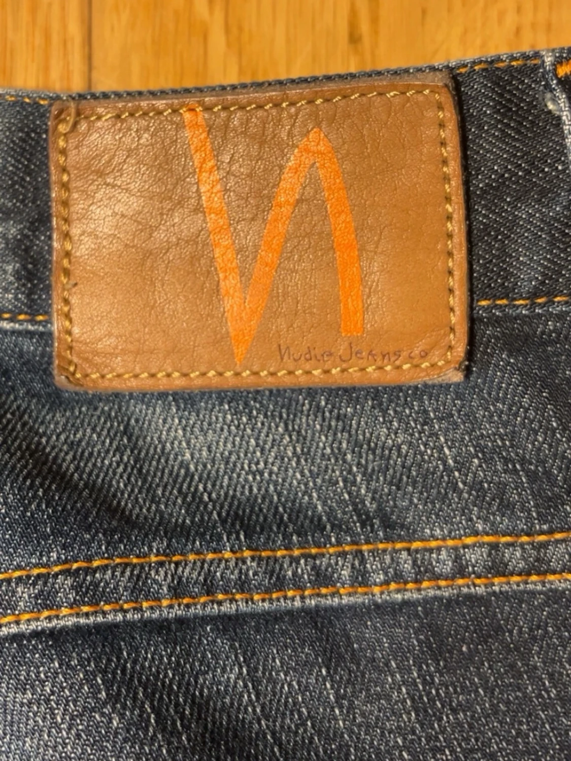 Blå raka jeans från Nudie Jeans W34 L34 - 2