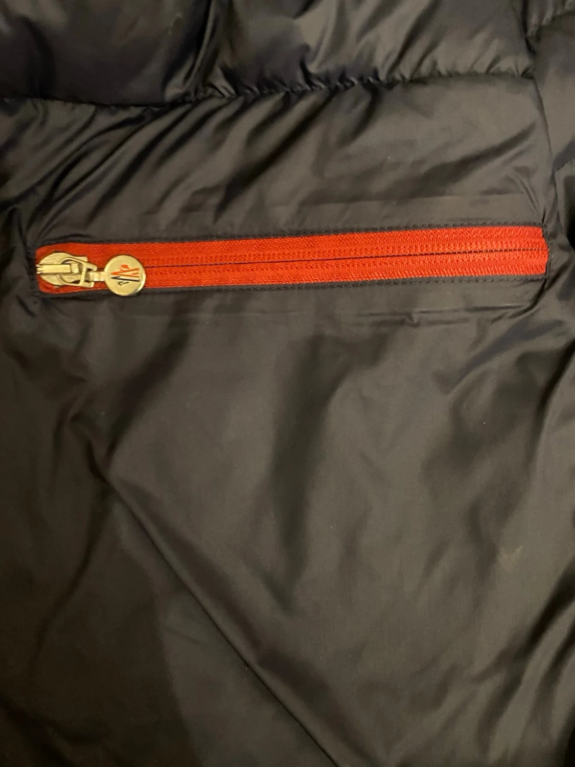 Mörkblå dunjacka från Moncler - 4