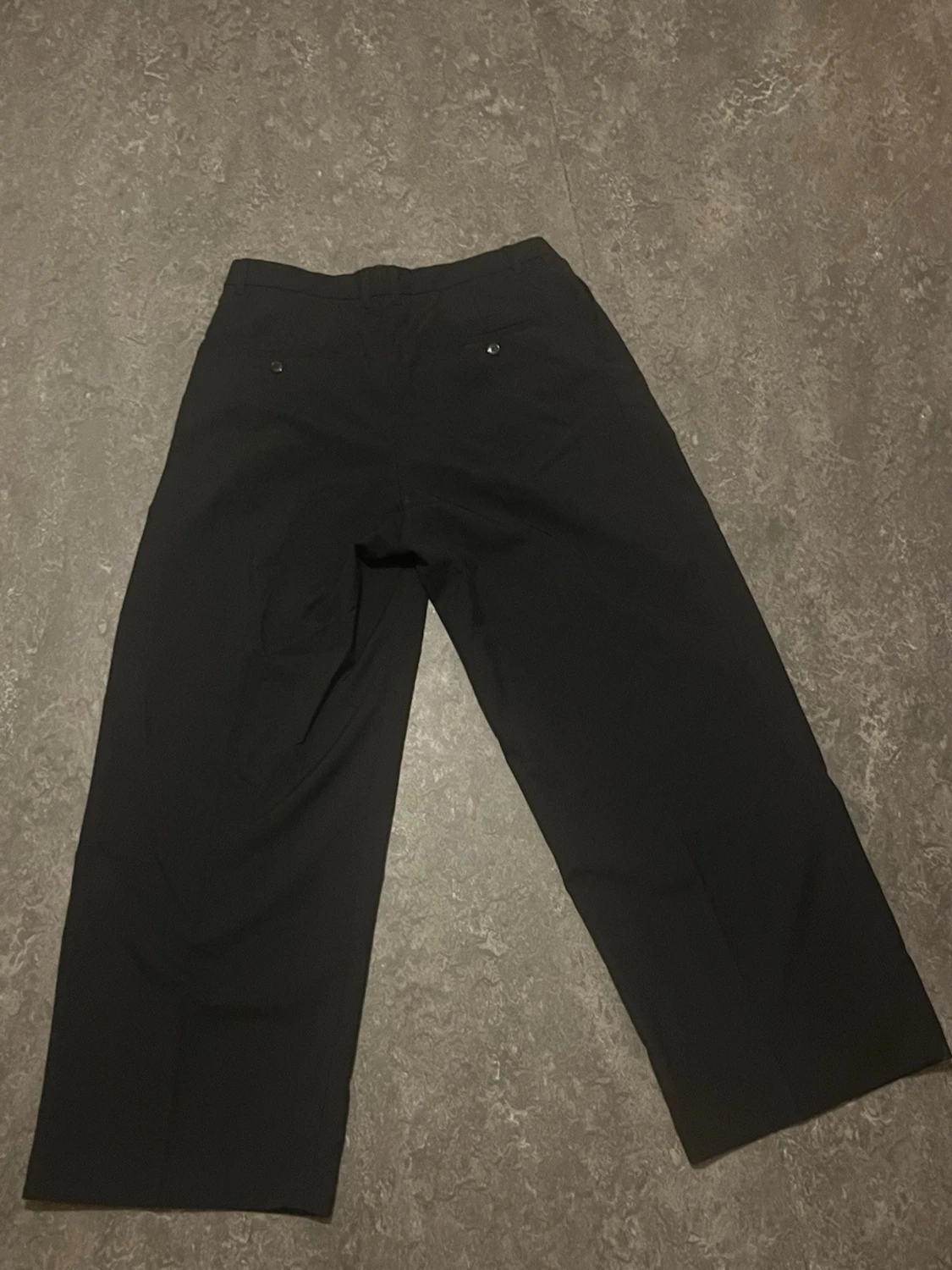 Svarta vida kostymbyxor - 1