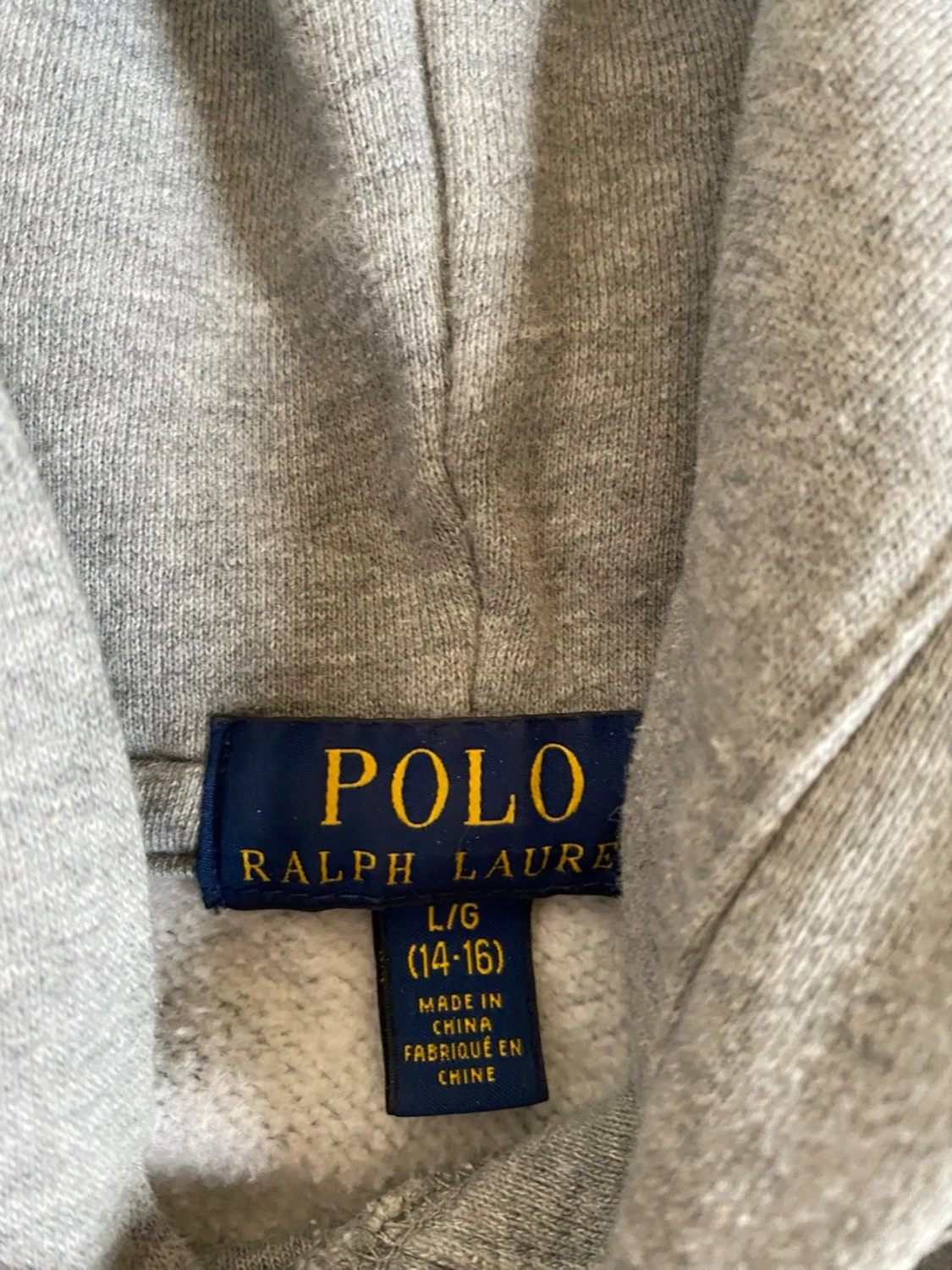 Grå hoodie från Ralph Lauren - 2
