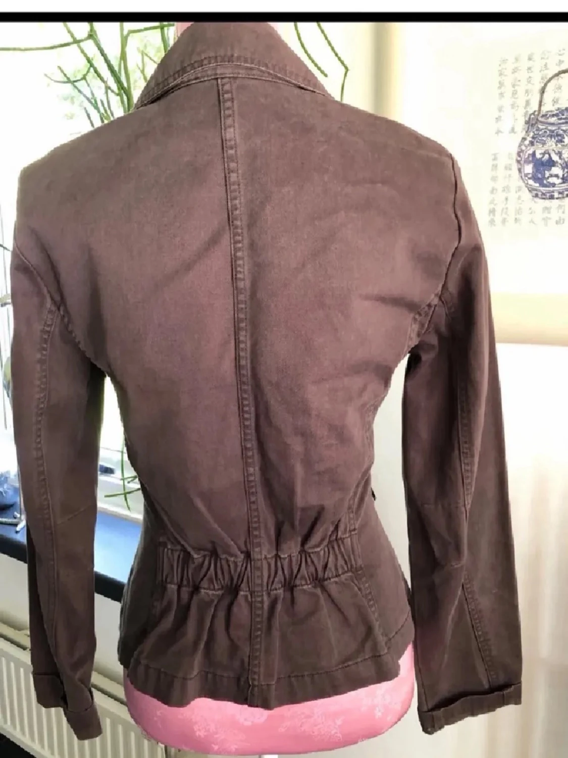 figursydd jacka med dragkedja - 1