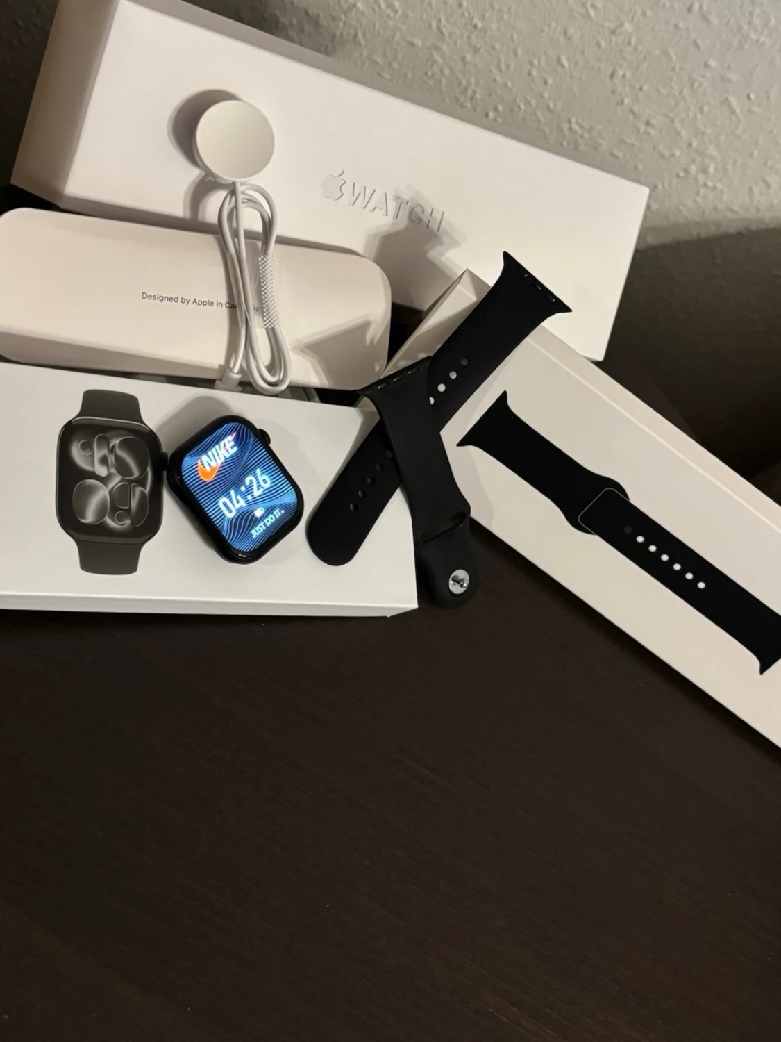 Apple Watch Nike svart aluminium - 1