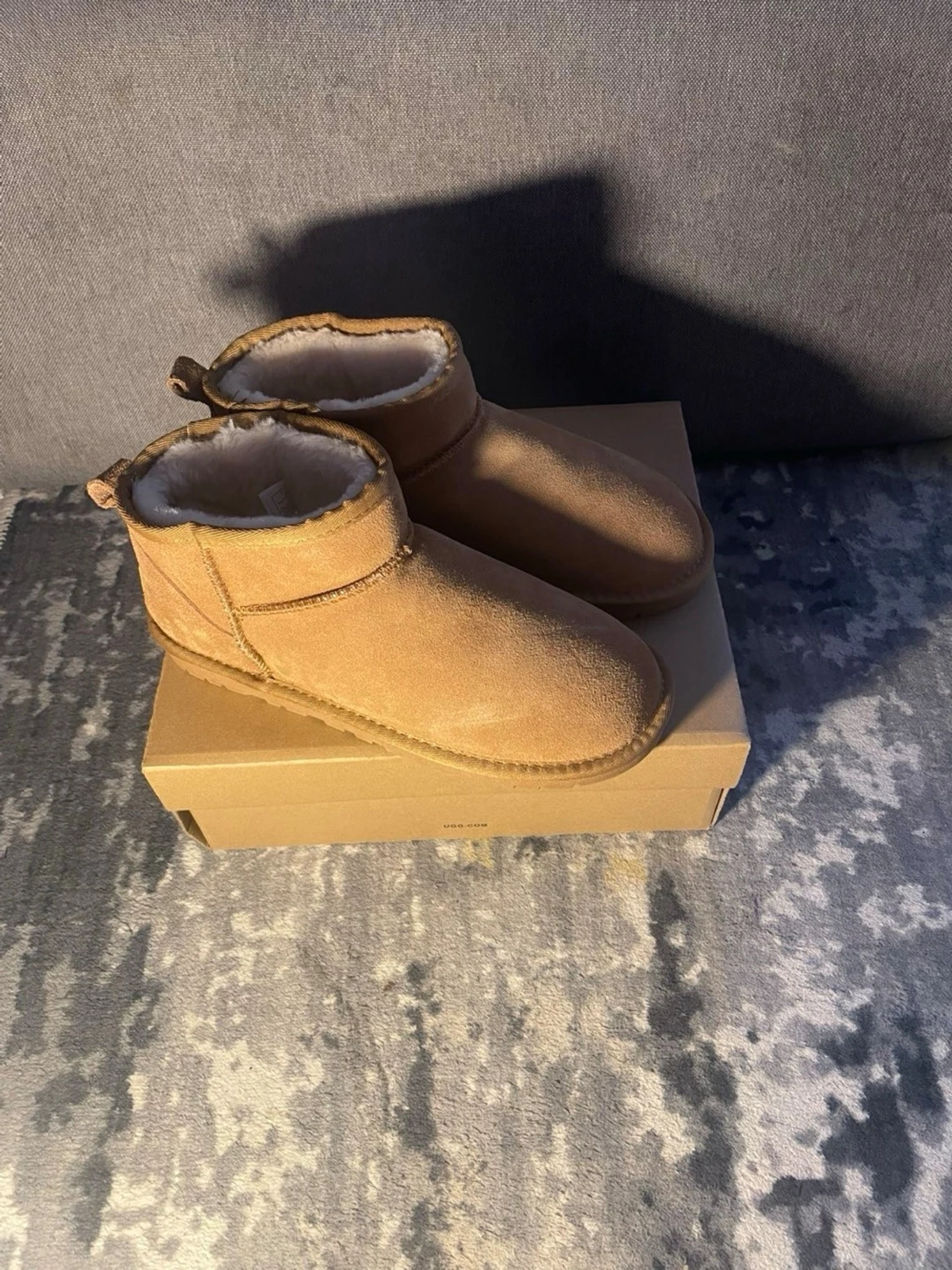 Klassiska beige UGG boots - 2