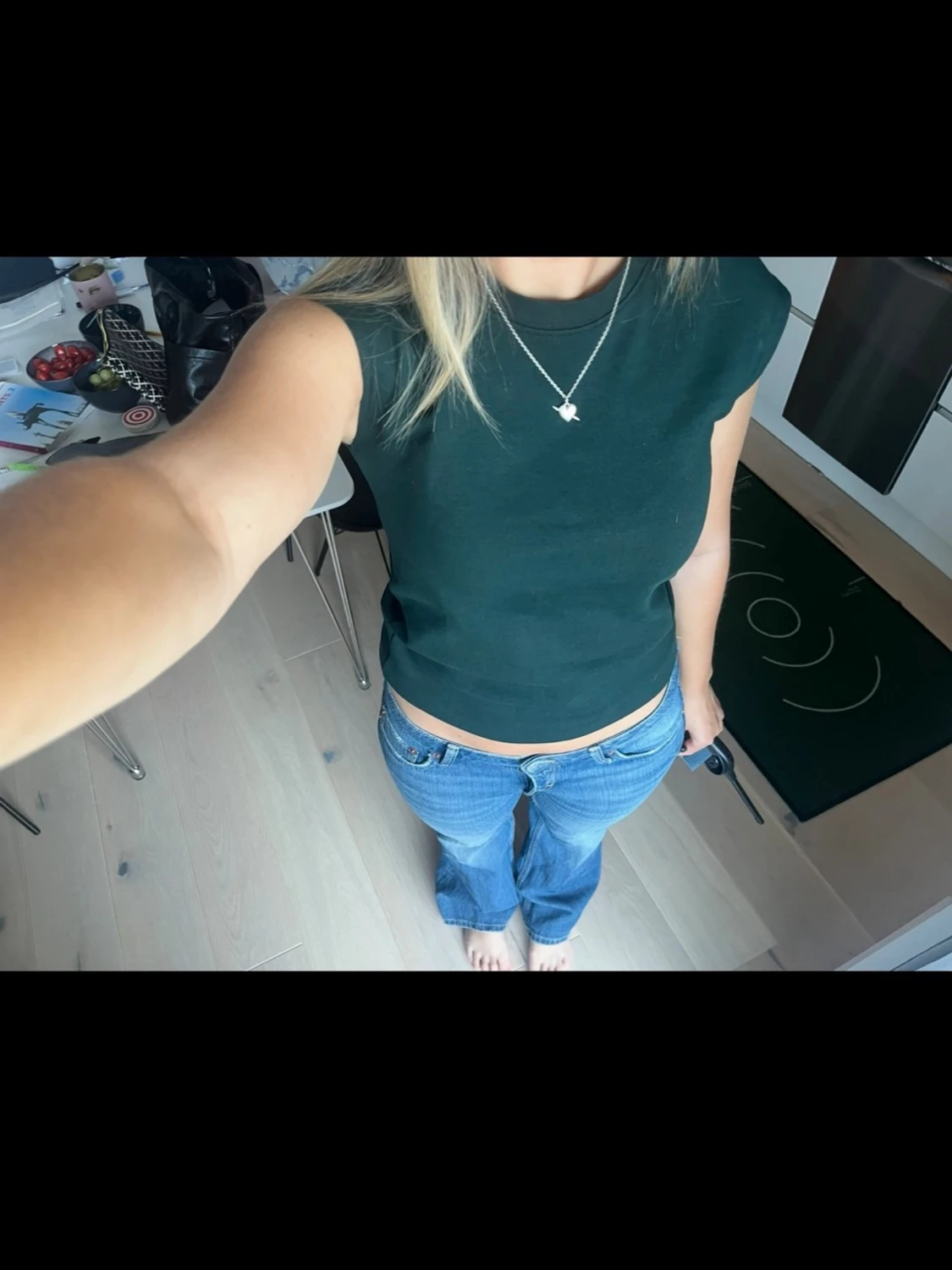 Grön topp från Zara