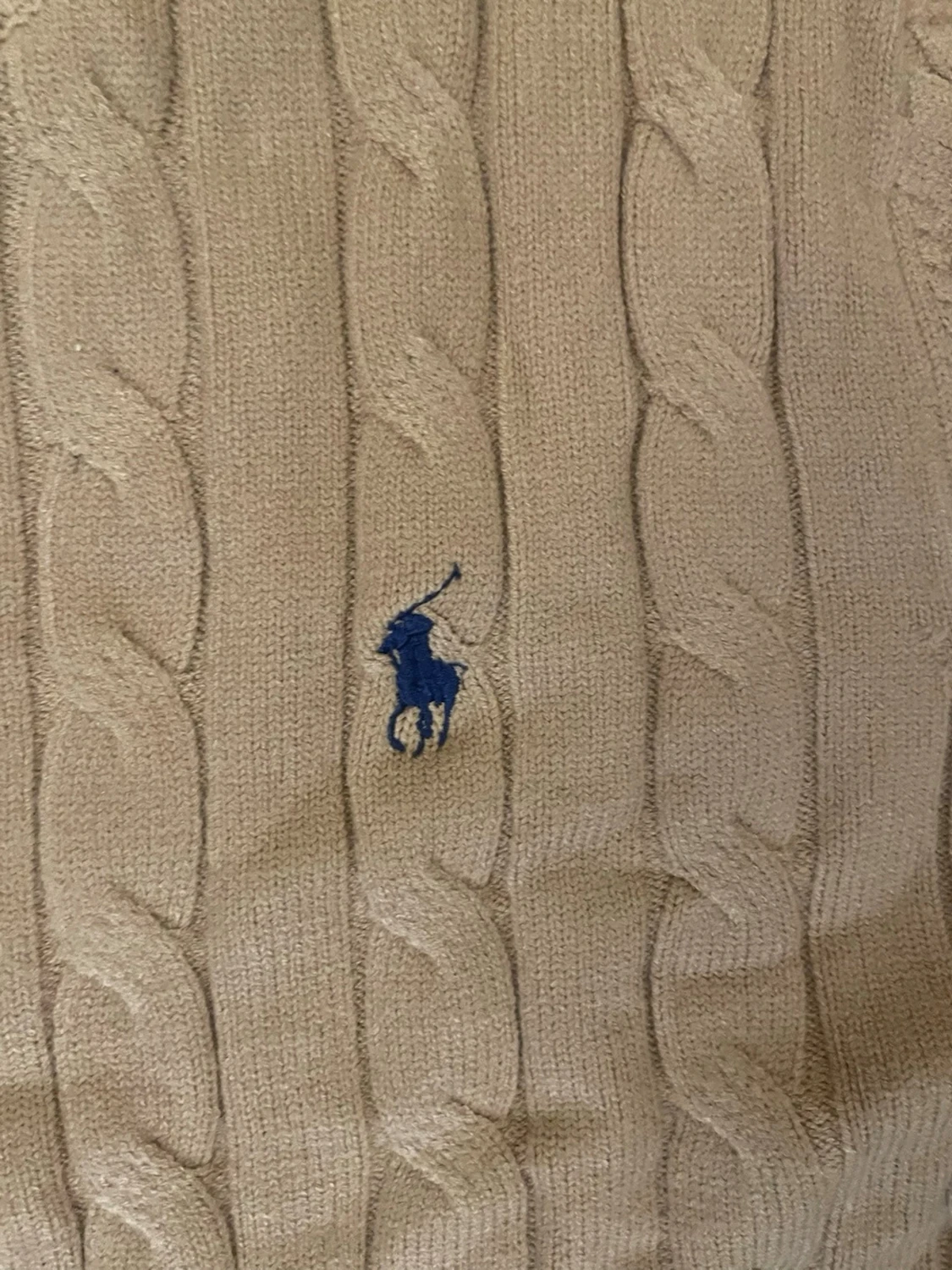 Beige kabelstickad tröja Polo Ralph Lauren - 2