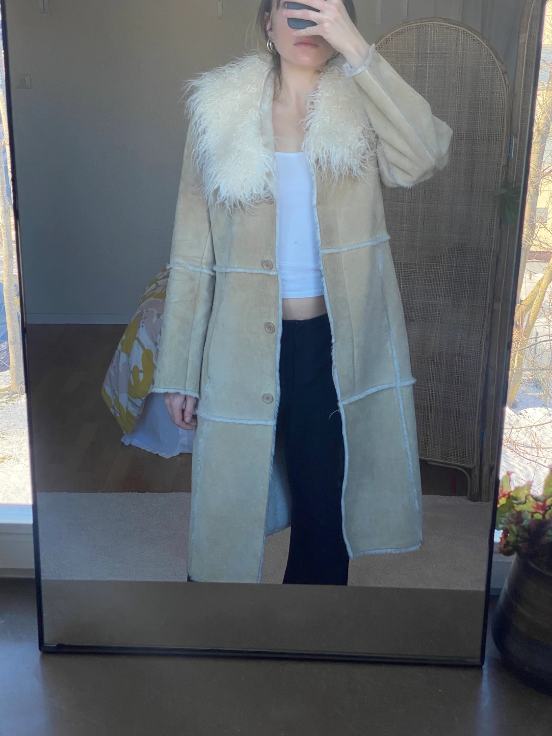 Vintage shearlingkappa - 90