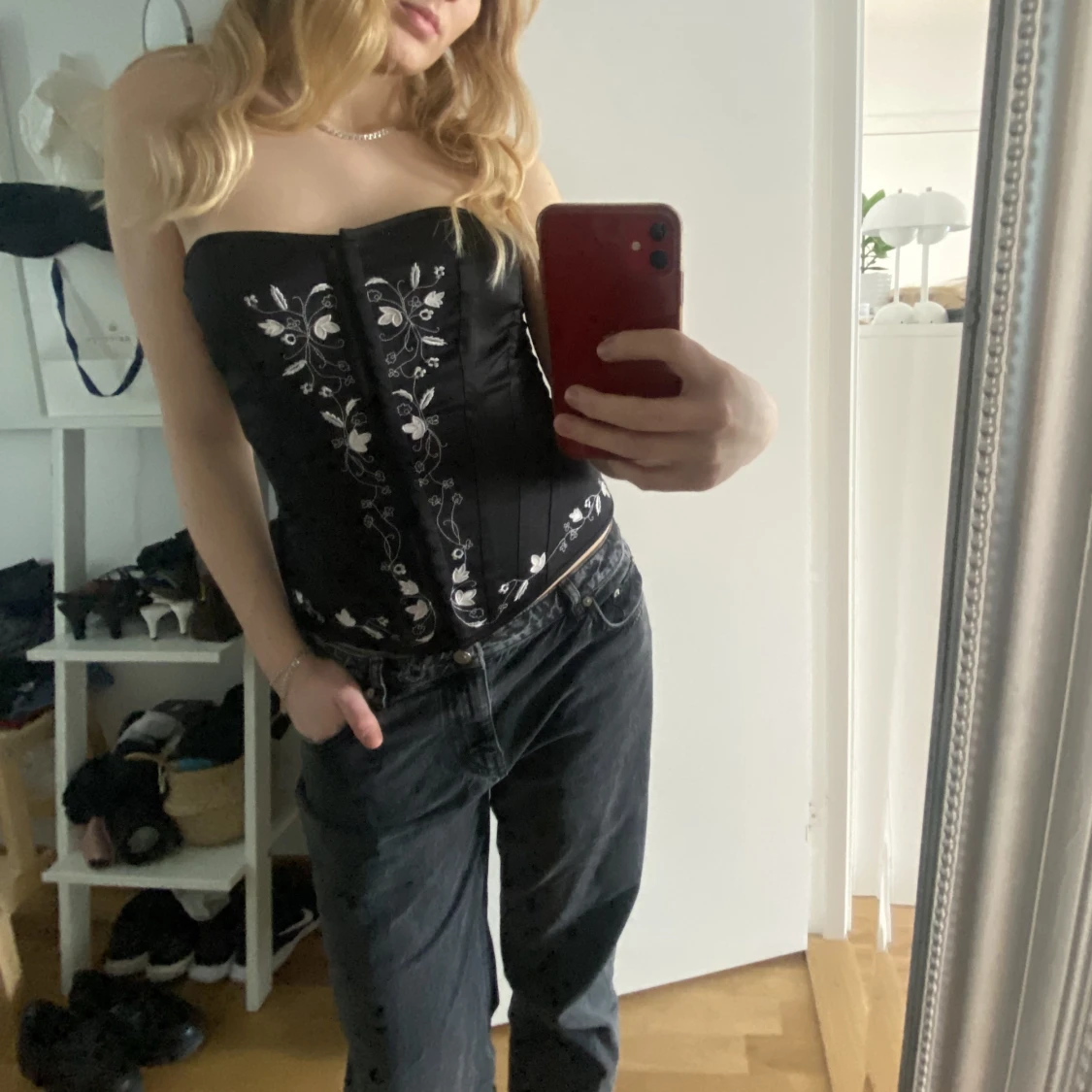 Svart korsett 