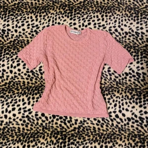 Zara stickad t-shirt  - Zara Barbie rosa stickad t-shirt