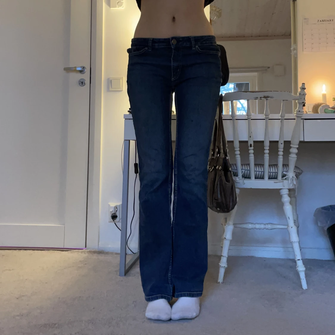 Lågmidjade jeans