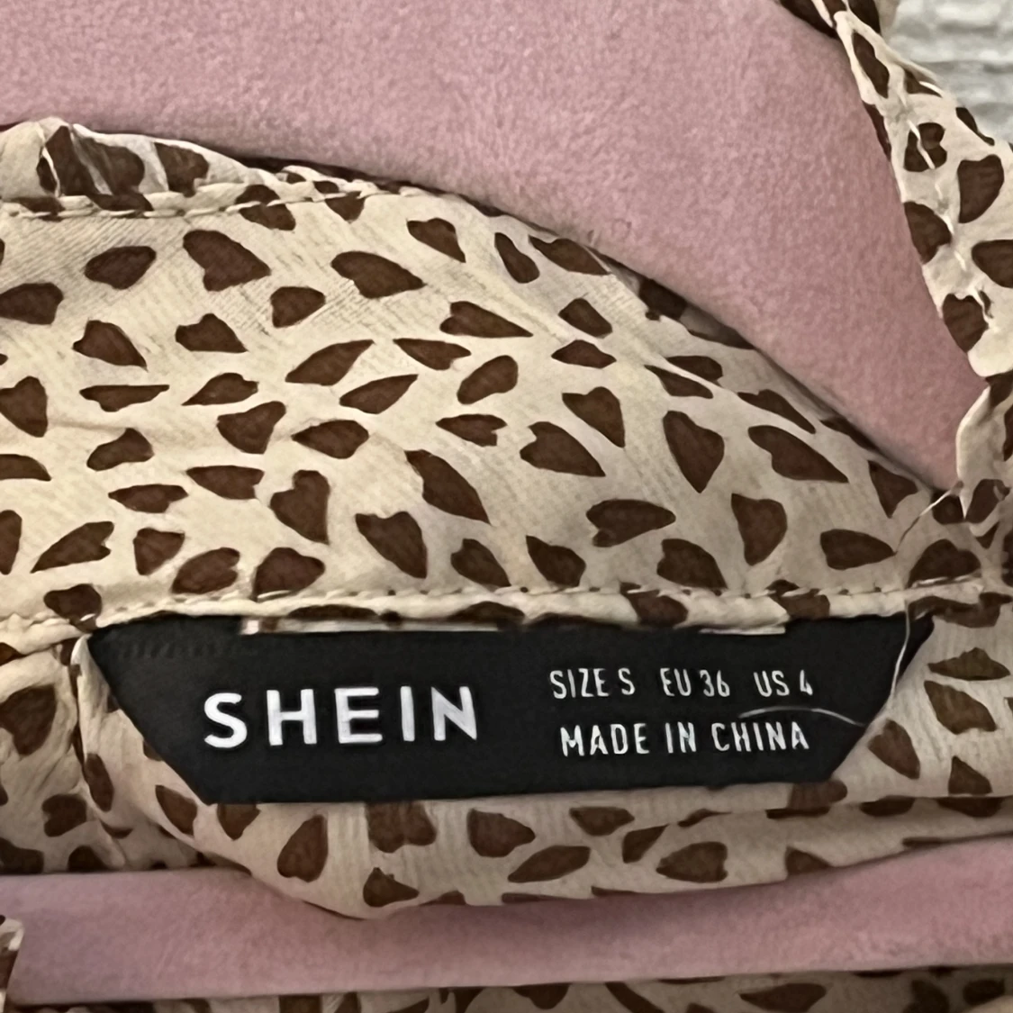 Leopard Mönstrad Klänning  - 90