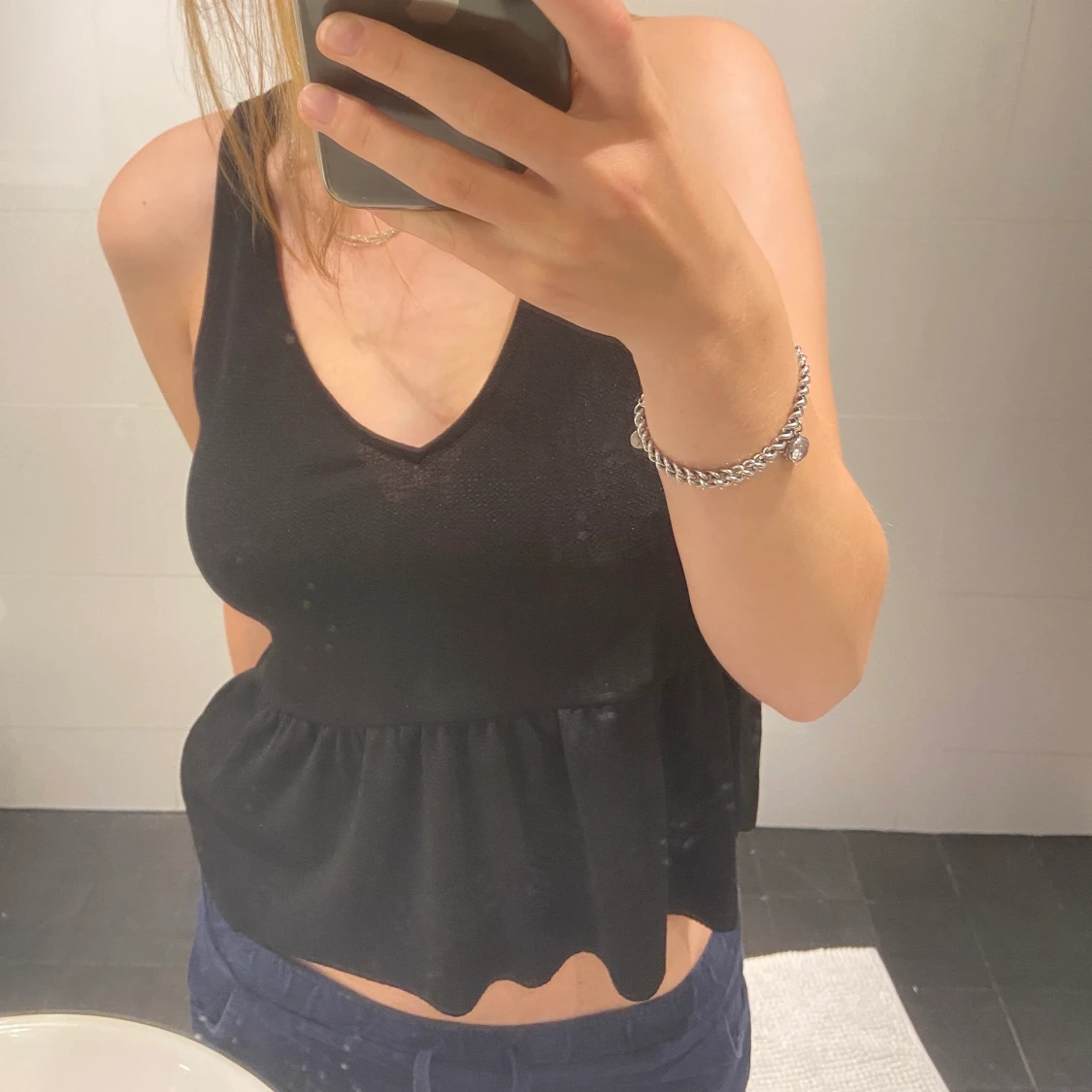 Linne med volang - 90