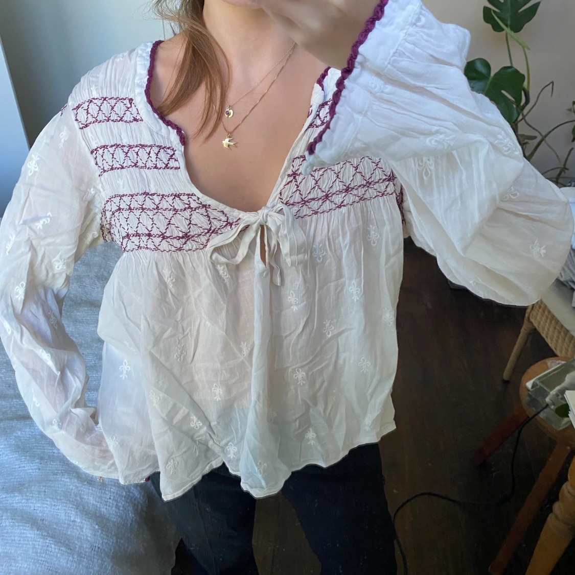 Söt odd molly blus💞