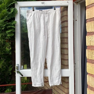 Linnebyxor - Storlek 52, skulle säga L (Jag är 194cm och dom är lite korta på mig, har XL på mina nya nu) Använda normalt 