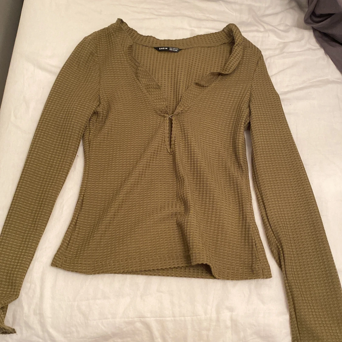 Långärmad grön tröja från Shein  - 90