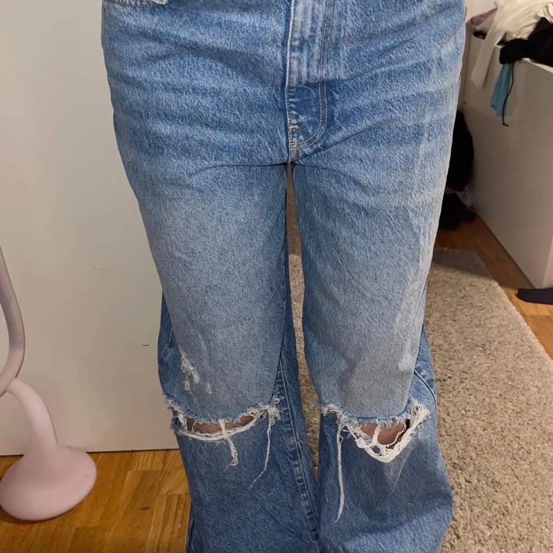 Snygga byxor I stl 42, ginatricot 