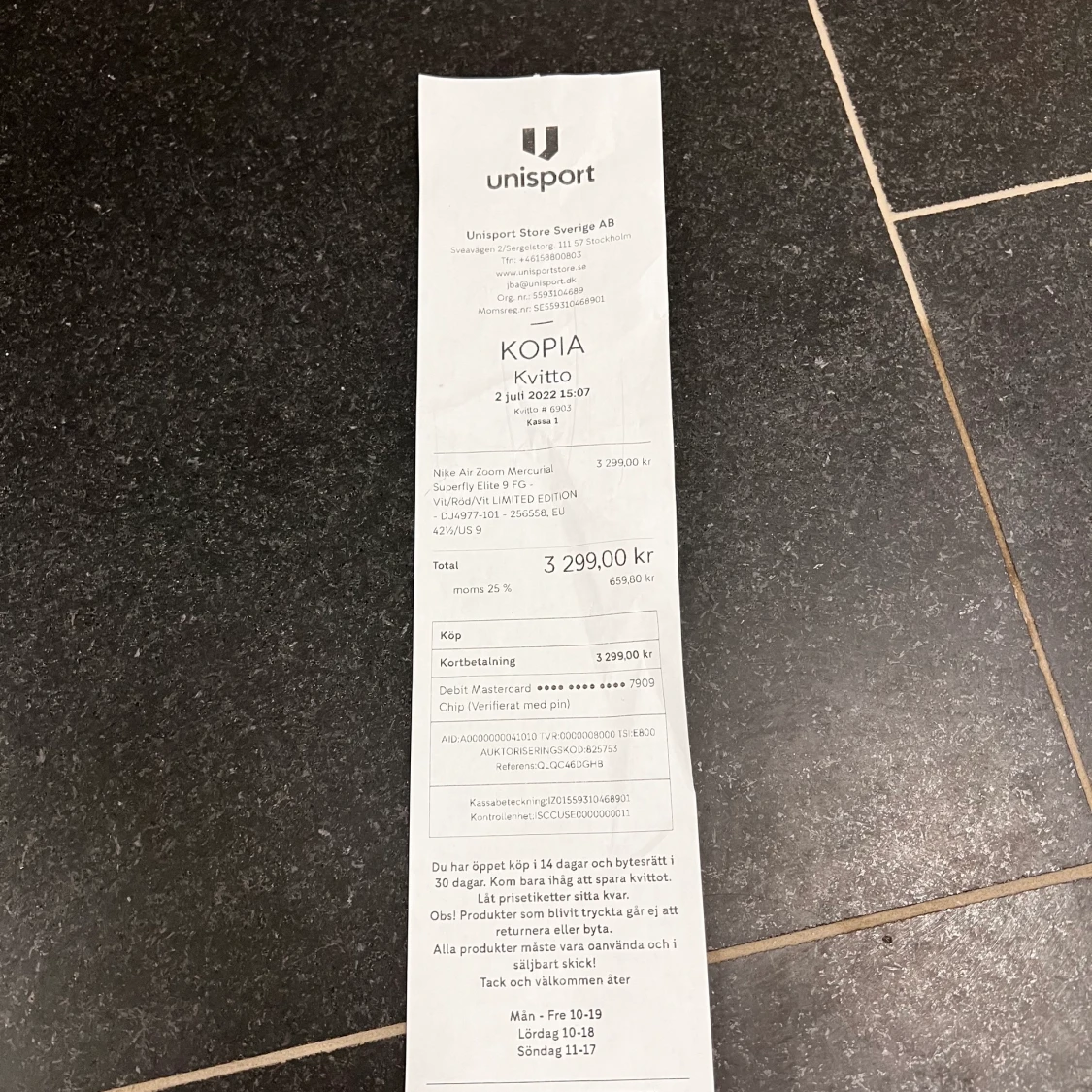 Nike Air Zoom Mercurial Superfly 9 Elite FG, Storlek 42,5 - 91