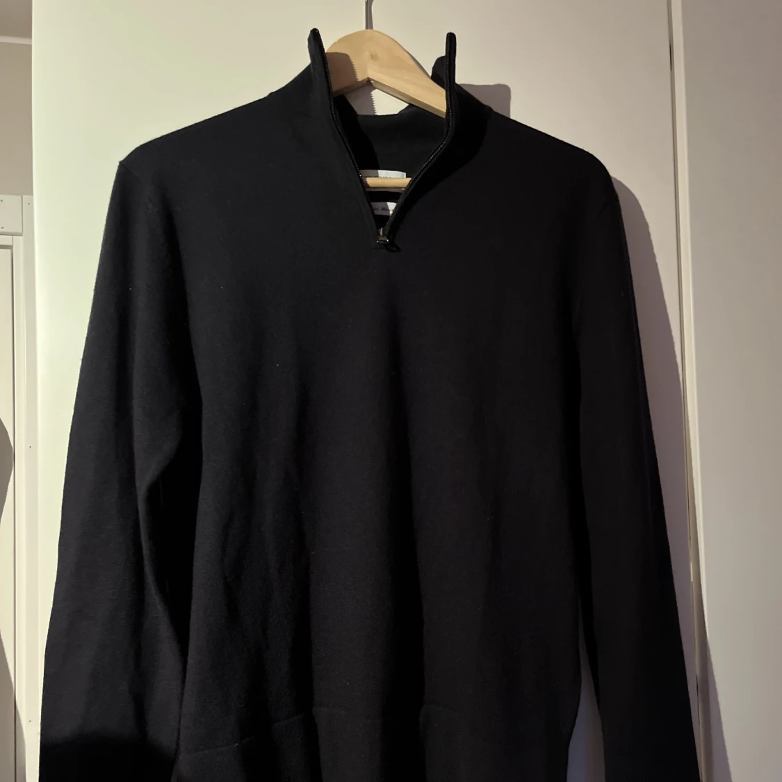 Merino zip tröja - 90