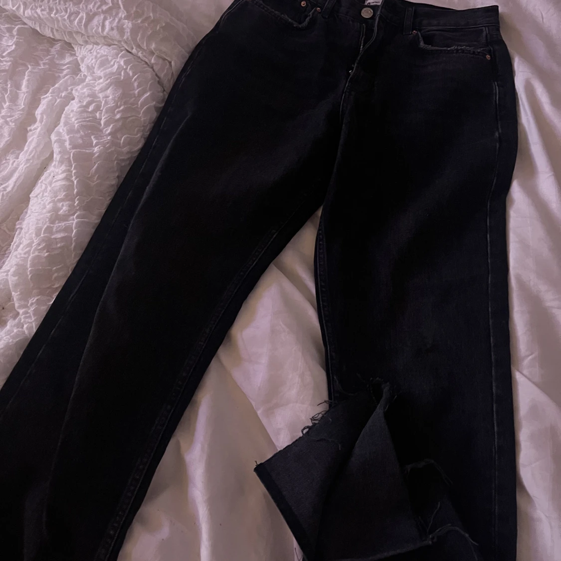 Jeans med slits  - 90