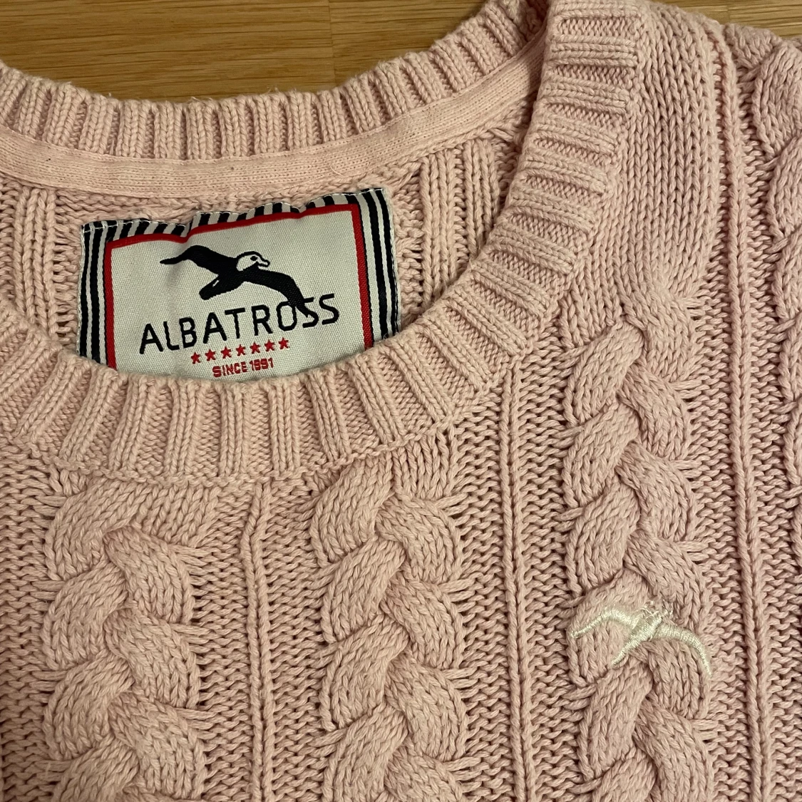 Snygg stickad tröja - 90