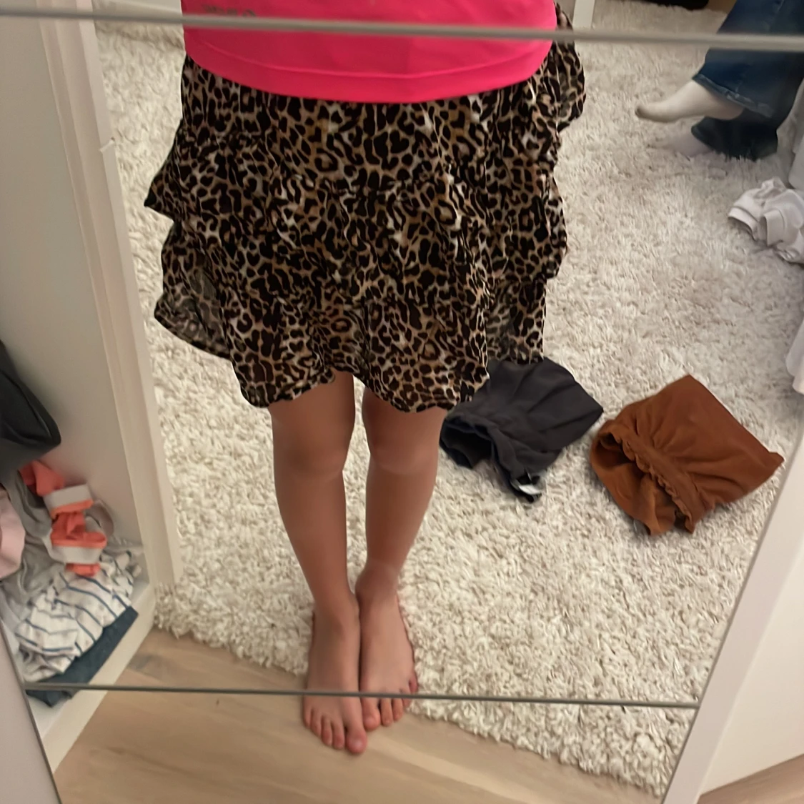 Les coyotes de Paris leopard kjol - 90