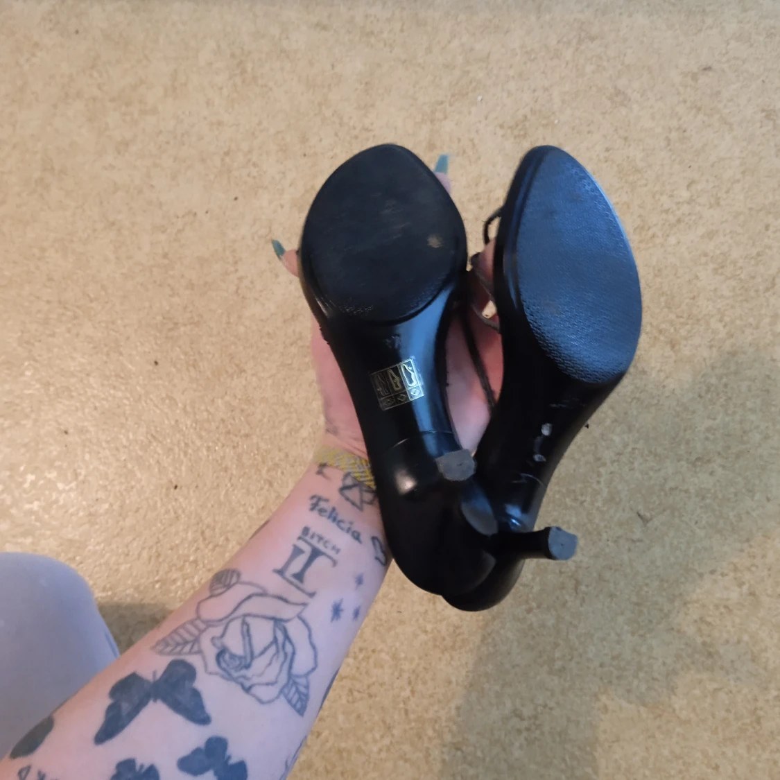 Låga vintage klackar - 91