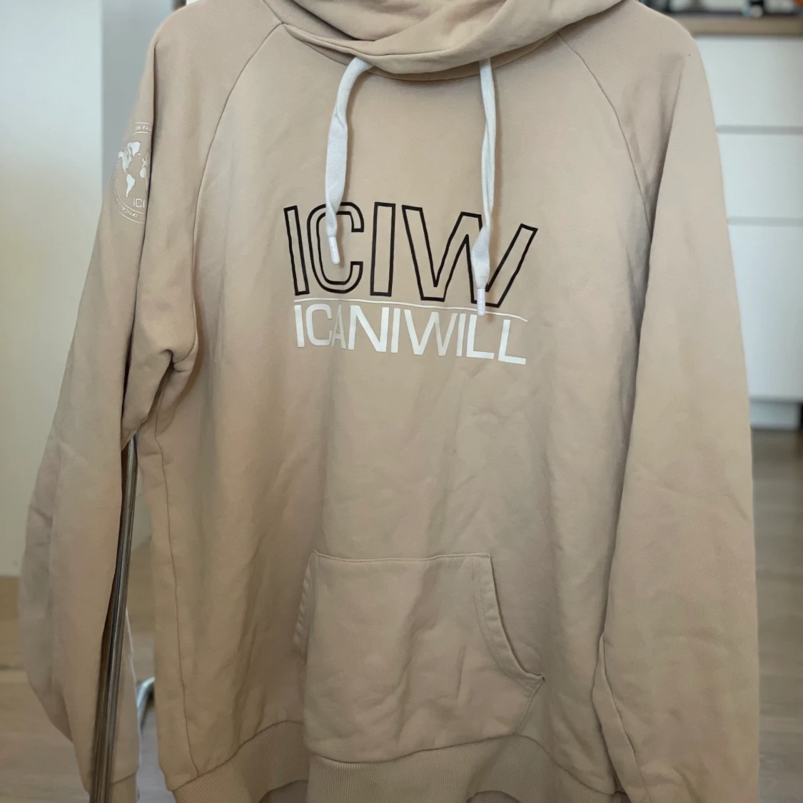 Icaniwill Hoodie Beige - 90