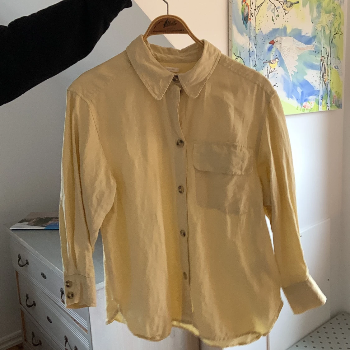 Gul skjorta från HM i storlek M - 90