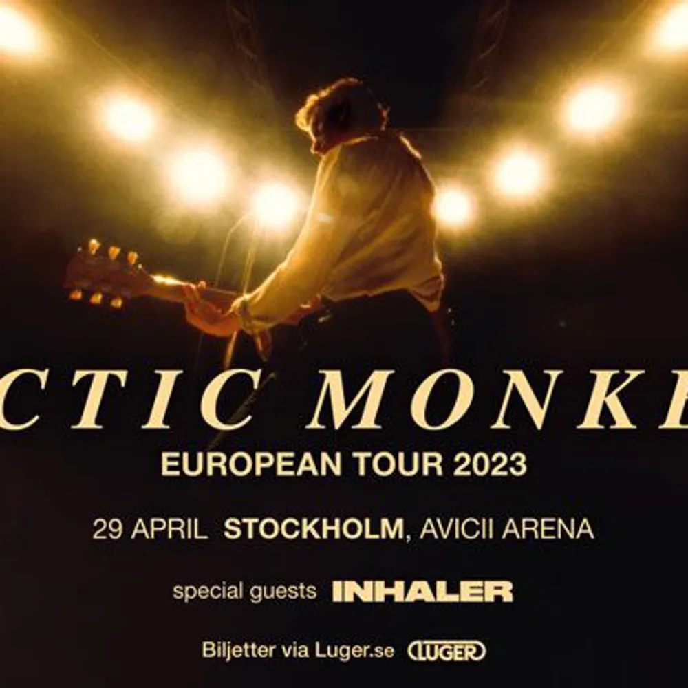 2 biljetter till Arctic Monkeys  Stockholm 29 April Sittplats  700kr styck. Övrigt.