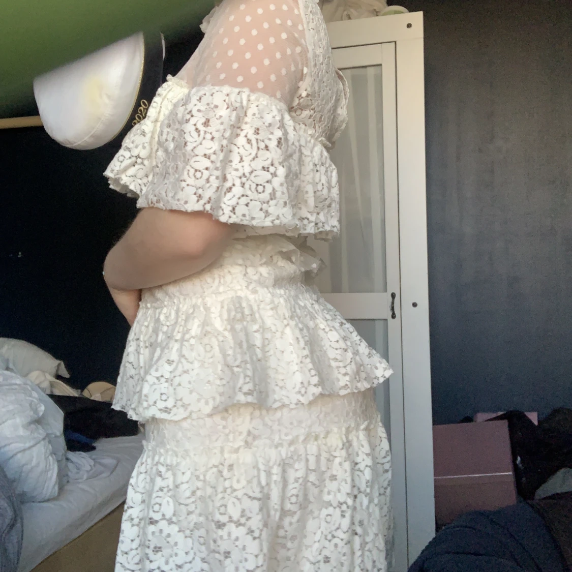 Vit klänning - 90
